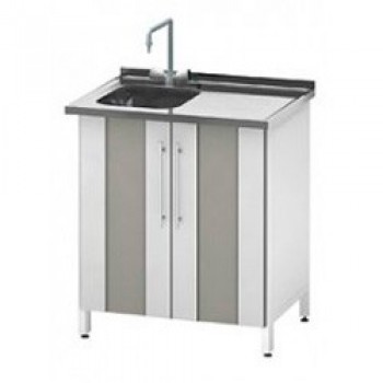Стол-мойка ЛАБ-PRO МО16 80.60.90 SS (1 чаша глубиной 160мм, модуль из нерж. стали) ЛОИП