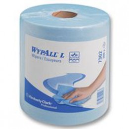 Салфетки одноразовые WYPALL* L30 (рулон, голубой) Kimberly-Clark