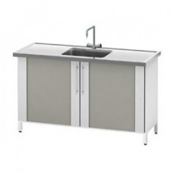 Стол-мойка ЛАБ-PRO МО30 150.60.90 SS (1 чаша глубиной 300мм, модуль из нерж. стали) ЛОИП