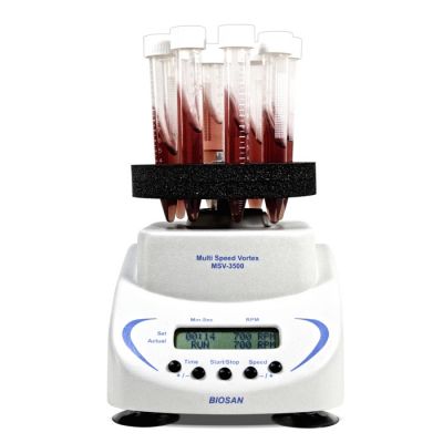 MSV-3500 Biosan Вортекс до 3500 об/мин, амплитуда 4 мм, без платформы, с внешним блоком питания Biosan