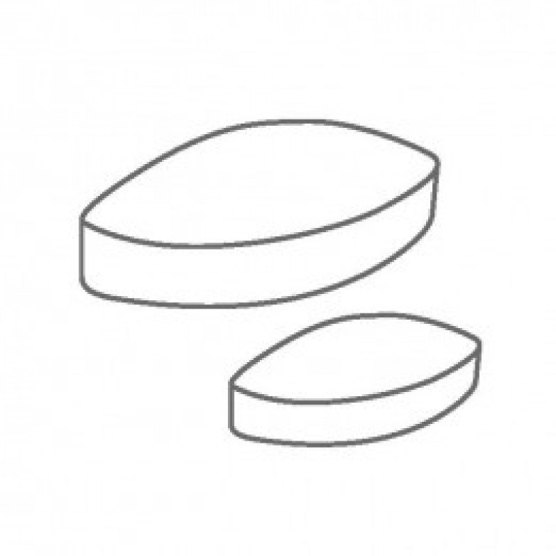 IKAFLON® 25 Set (5 Pcs) ellipse PTFE-coated Magnetic stirring bars IKA