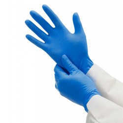 Синие нитриловые перчатки Kleenguard* G10 Arctic Blue 24см, S, Kimberly-Clark