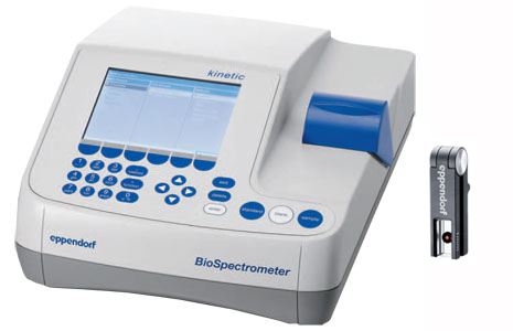 BioSpectrometer kinetic Спектрофотометр 200-830 нм 0-3 А ксенон лампа с кюветой μCuvette G1.0 Eppendorf