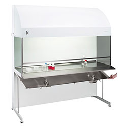 Вытяжной шкаф с ламинарным потолком L124 K-Systems